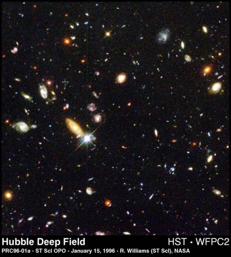 Hubble deep field