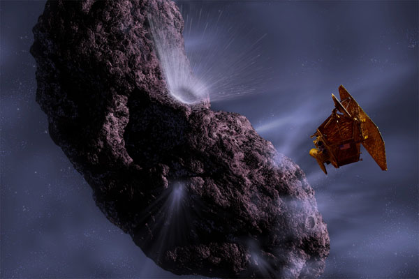 Deep impact artist's impression