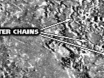 Io crater chains