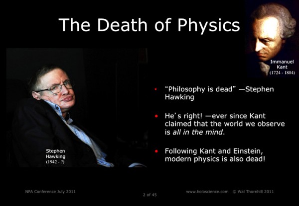 The death of physics