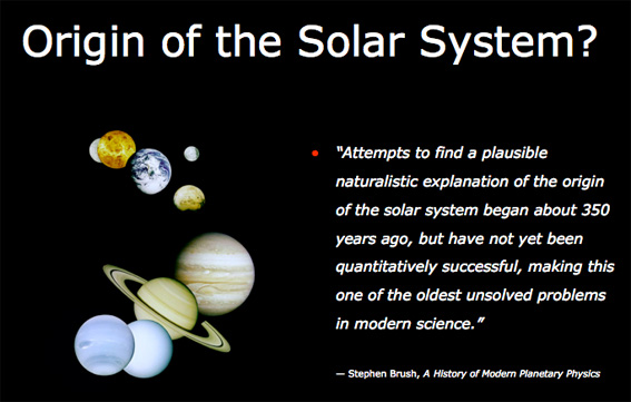 Origin of the Solar System